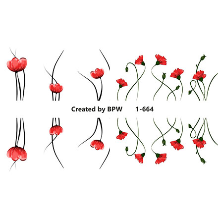 BPW.Style, Слайдер-дизайн «Цветы» №1-664