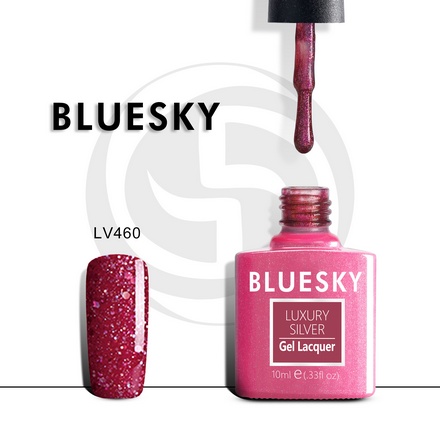 Bluesky, Гель-лак Luxury Silver №460