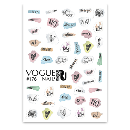 Vogue Nails, Слайдер-дизайн №176