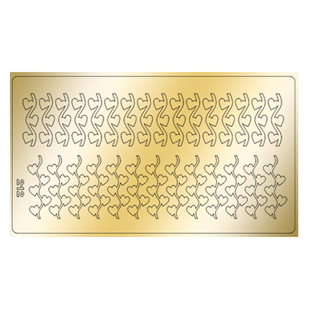 Freedecor, Металлизированные наклейки №212, золото