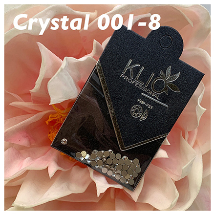 Klio Professional, Стразы Crystal №001, 2,3 мм