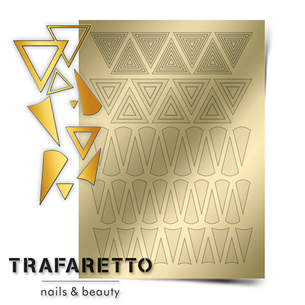 Trafaretto, Металлизированные наклейки GM-04, золото