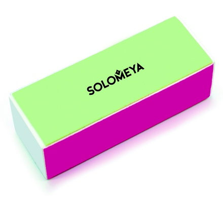 Solomeya, Блок-полировщик для ногтей четырехсторонний цветно