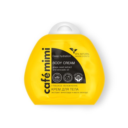 Cafemimi, Крем для тела «Глубокое увлажнение», 100 мл