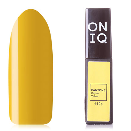 ONIQ, Гель-лак Pantone №112s, Ceylon Yellow