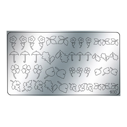Freedecor, Металлизированные наклейки №188, серебро