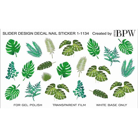 BPW.Style, Слайдер-дизайн «Тропические листья» №1-1134