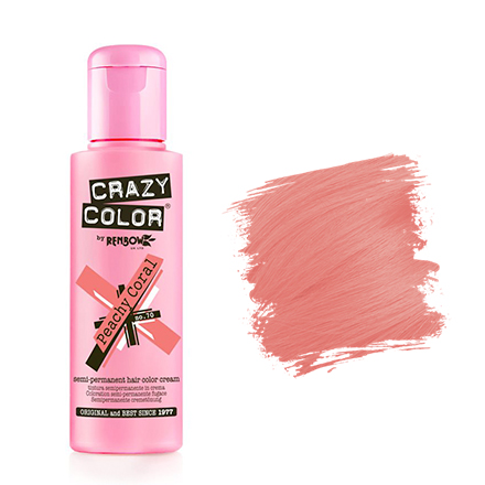 Crazy Color, Краска для волос №70, Peachy Coral