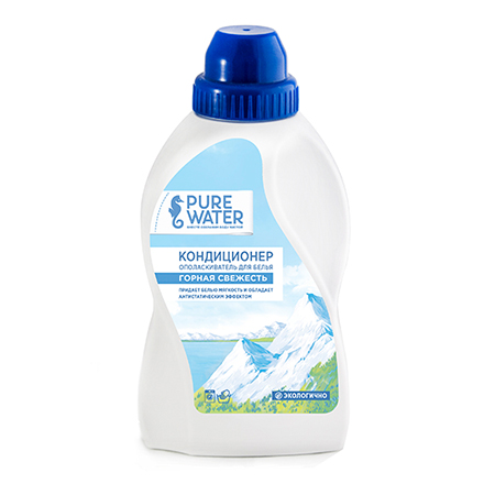 Pure Water, Кондиционер для белья «Горная свежесть», 480 мл