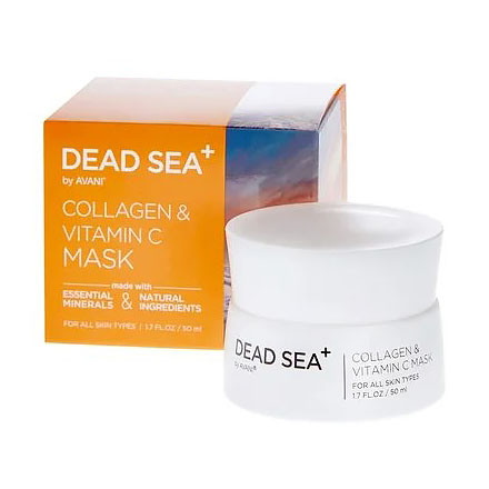 Dead Sea+, Маска для лица Collagen & Vitamin C, 50 мл