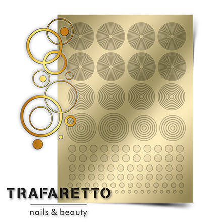 Trafaretto, Металлизированные наклейки GM-02, золото