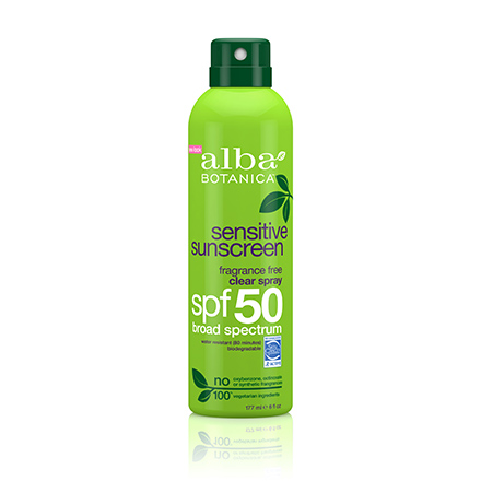 Alba Botanica, Спрей Sensitive Sunscreen SPF 50, 171 мл