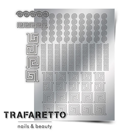 Trafaretto, Металлизированные наклейки OR-03, серебро