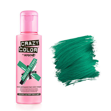 Crazy Color, Краска для волос №53, Emerald Green