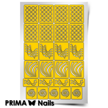 Prima Nails, Трафареты «Иллюзия»