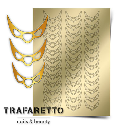 Trafaretto, Металлизированные наклейки CL-07, золото
