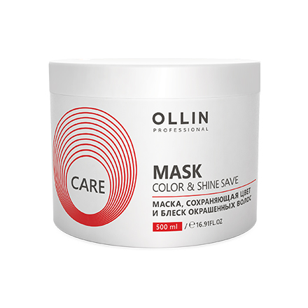 OLLIN, Маска для окрашенных волос Care, 500 мл