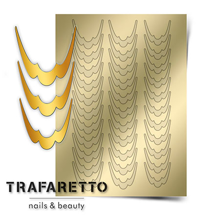 Trafaretto, Металлизированные наклейки CL-09, золото