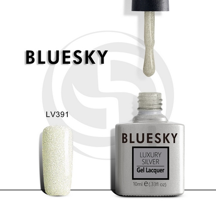 Bluesky, Гель-лак Luxury Silver №391