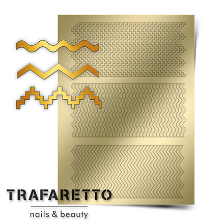 Trafaretto, Металлизированные наклейки OR-04, золото