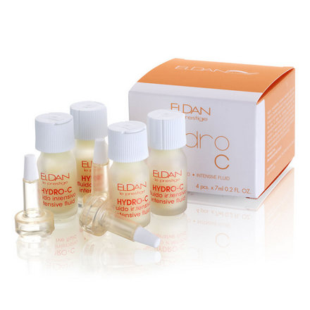 Eldan Cosmetics, Сыворотка-флюид для лица Hydro C, 4х7 мл