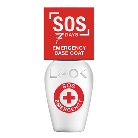 nailLOOK, База для лака SOS Emergency, 8,5 мл