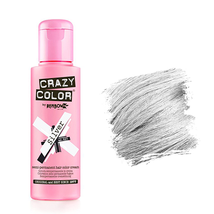 Crazy Color, Краска для волос №27, Silver