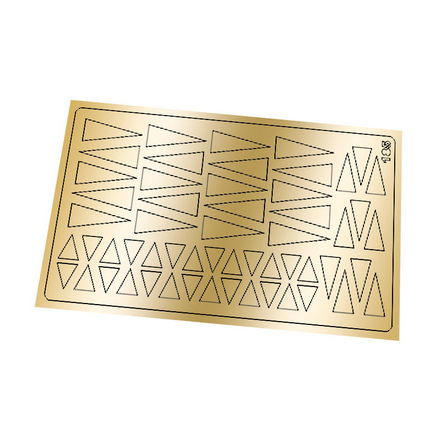 Freedecor, Металлизированные наклейки №185, золото