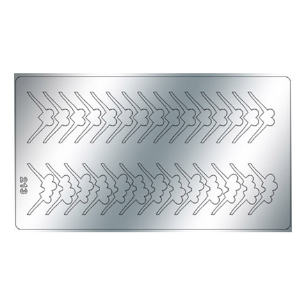 Freedecor, Металлизированные наклейки №213, серебро