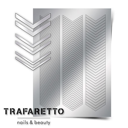 Trafaretto, Металлизированные наклейки GM-07, серебро