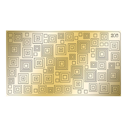 Freedecor, Металлизированные наклейки №206, золото