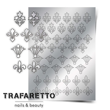 Trafaretto, Металлизированные наклейки PR-02, серебро
