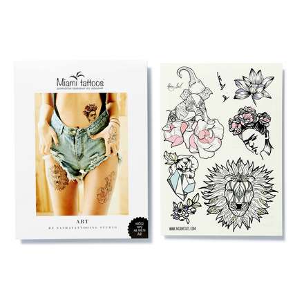 Miami Tattoos, Набор переводных тату Art by Nora Ink