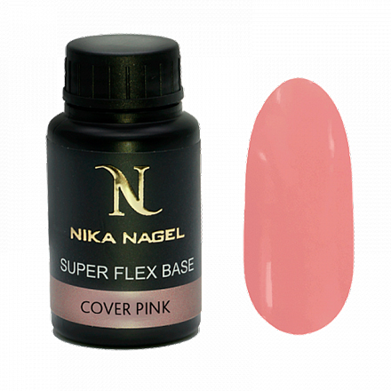 Nika Nagel, База Super Flex, Cover Pink, 30 мл