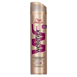 WELLA Лак для волос супер-сильной фиксации Wellaflex 250 мл