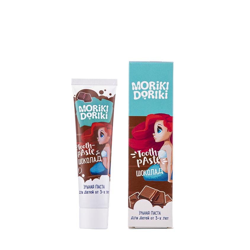 MORIKI DORIKI Детская зубная паста «LANA шоколад»