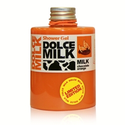 DOLCE MILK Гель для душа Молоко и апельсиновые дольки в шоко