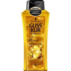 GLISS KUR Шампунь для волос Oil Nutritive 400 мл