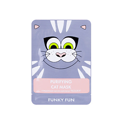 Л'ЭТУАЛЬ Очищающая маска для лица Кошка Funky Fun 1 шт.
