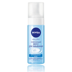 NIVEA Освежающий мусс для умывания AQUA EFFECT 150 мл