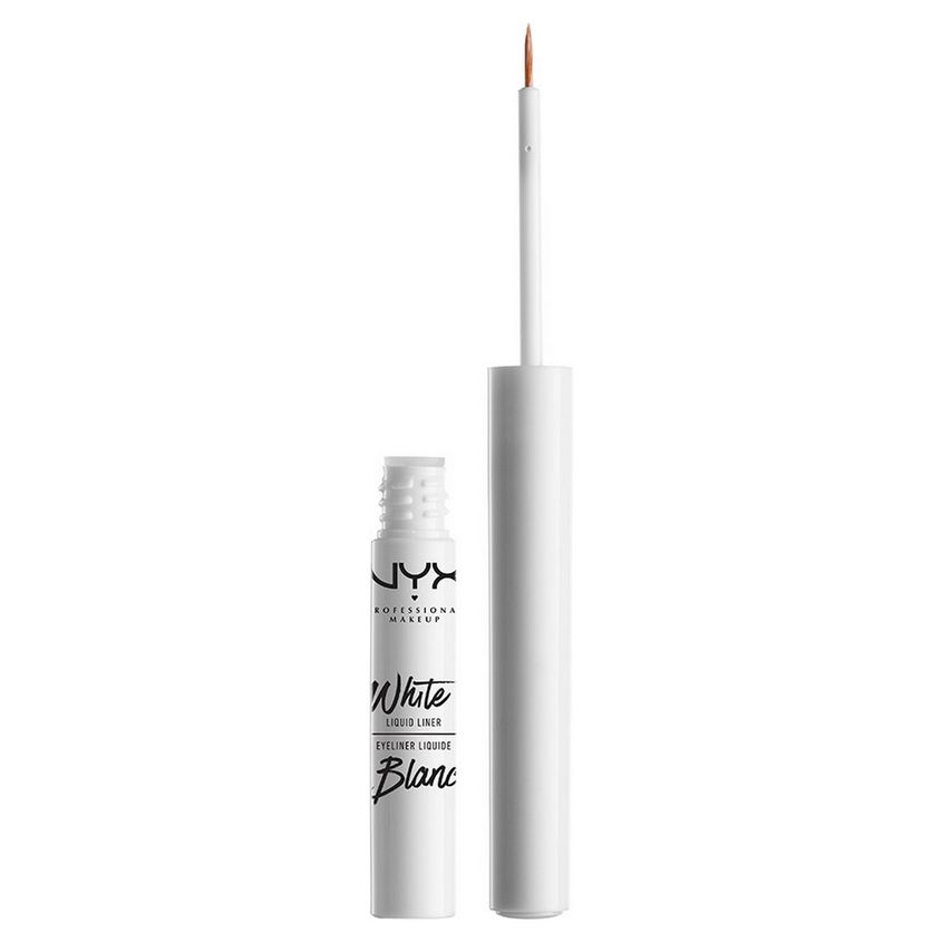 NYX Professional Makeup Жидкий лайнер белого цвета. WHITE LI