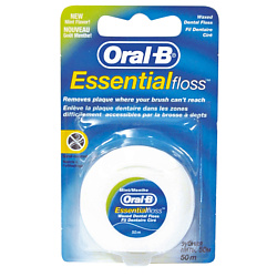 ORAL-B Зубная нить Essential floss мятная 50 м