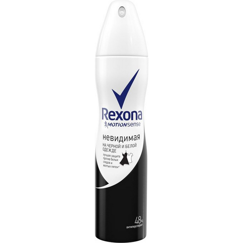 REXONA Антиперспирант-спрей Невидимая на черной и белой одеж