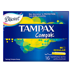 TAMPAX Compak Тампоны женские гигиенические с аппликатором R