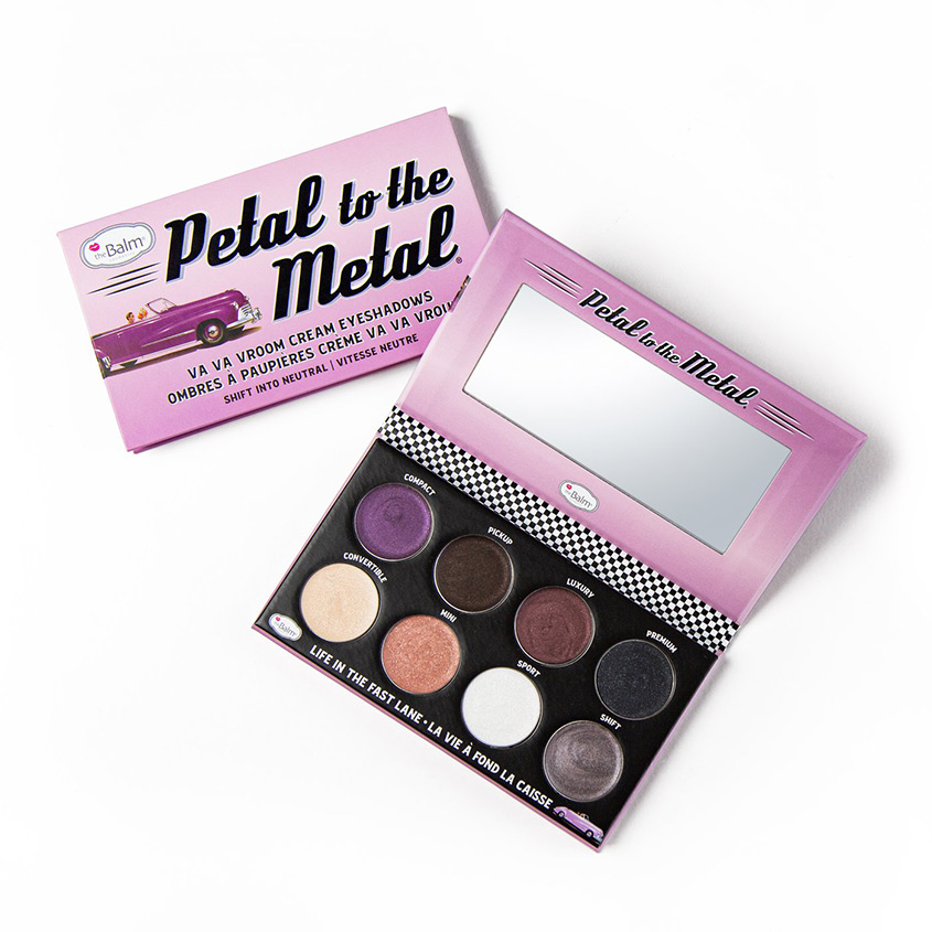 THEBALM Палетка кремовых теней с шиммером PETAL TO THE METAL