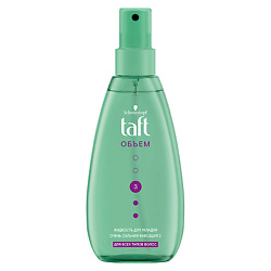 TAFT Жидкость для укладки волос Сила объема сверхсильной ф