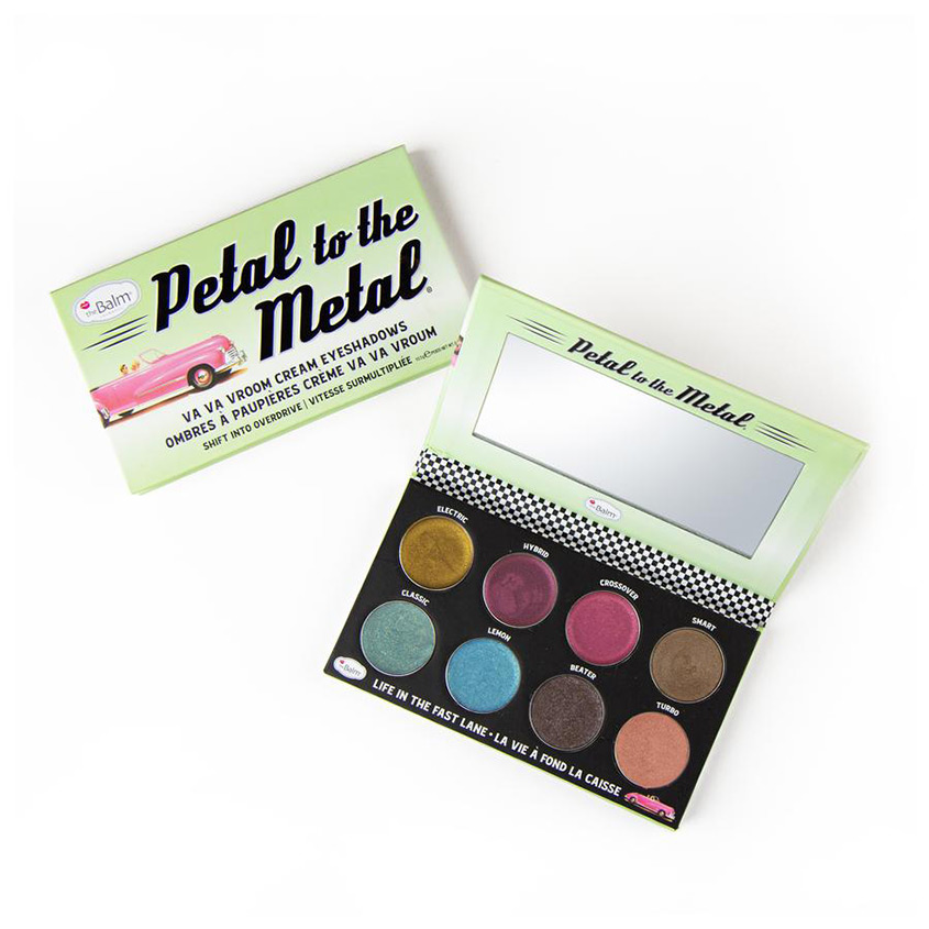 THEBALM Палетка кремовых теней с шиммером PETAL TO THE METAL