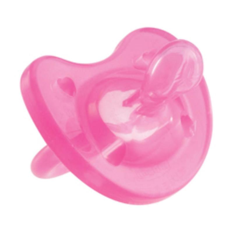 Chicco Пустышка силиконовая от 0 до 6 месяцев цвет розовый 1