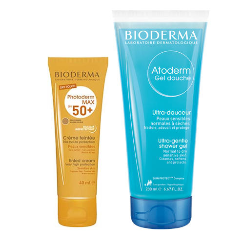 Bioderma Набор: Фотодерм Мах Тональный крем SPF50+, 40 мл + 