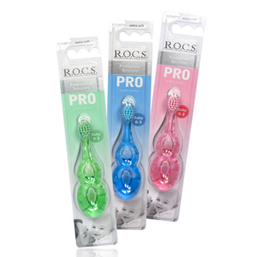 R.O.C.S Зубная щетка PRO Baby для детей от 0 до 3 лет (R.O.C
